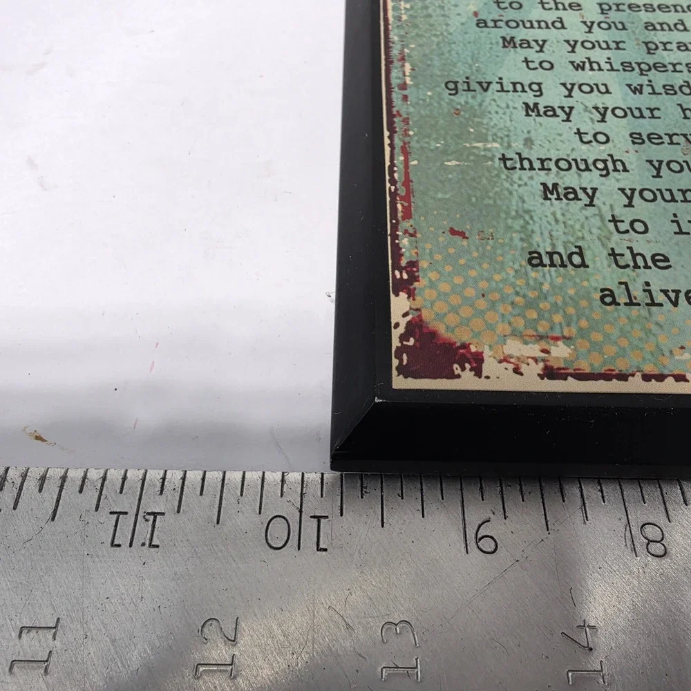 Abbey Press Confirmation Blessing 4x6 Photo Frame Distressed Religious Gift*